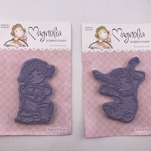 Super Cute Magnolia Rubber Stamp Duo